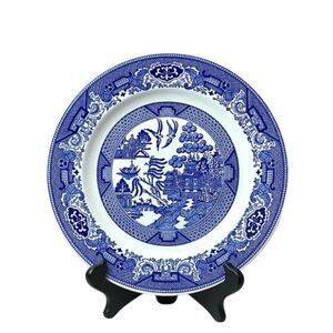Churchill England Blue Willow Dishwasher & Microwave Safe - Vtg./Great Condition